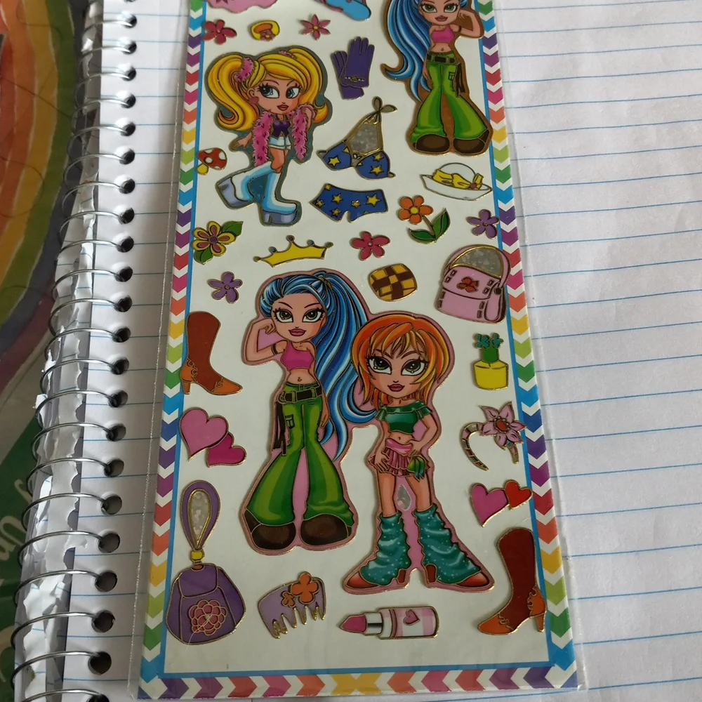 4 Sets of Stickers, Disney, Barbie, Sandylion, & 1 more